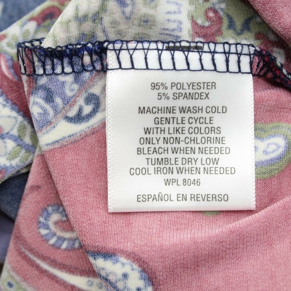 Charter Club Red Print Long Sleeve Size 1X - Picture 4 of 4